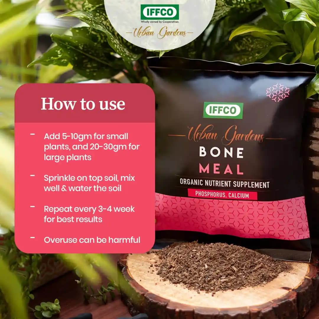 IFFCO Bone Meal Organic Phosphorus And Calcium Fertilizer, Healthy Plants, Flowering And Root Growth - Image 5