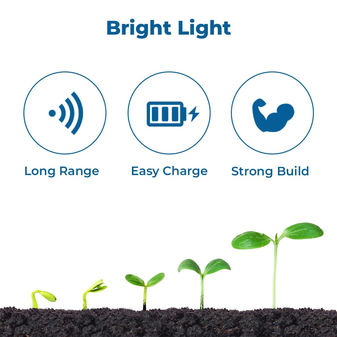 NCS Aura Flashlight Torch, 3.7 V 6000 mAh Lithium-Ion Battery, Can Be Used In Agricultural Activities, Outdoor Activities, and Home - Image 3