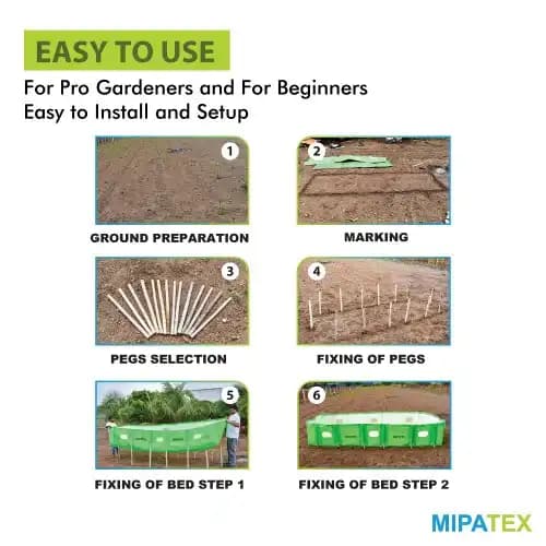 Mipatex HDPE Organic Vermi Compost Bed, High Quality Material, With Different GSM And Sizes, Color Green And White. - Image 7