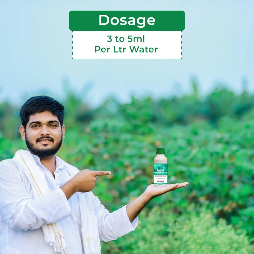 Dr. Anand Neem Oil 300 PPM, Prepared From Azadirachtin & Neem Seeds Kernels Extract, Effective Control Of Sucking Pests - Image 5