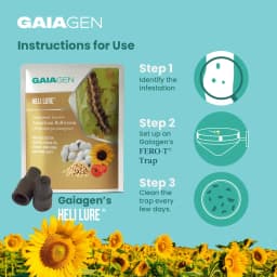 Gaiagen Pheromone Lure For American Bollworm (Helicoverpa Armigera) And Insect Funnel Traps, IMO Certified 6