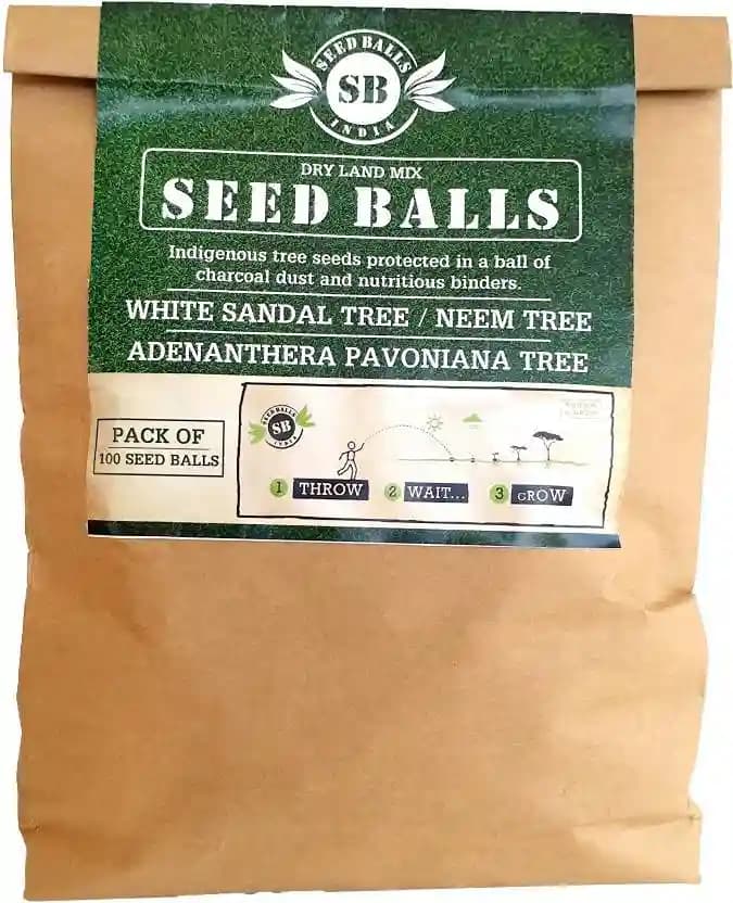 Seed Balls Natural Neem Seeds, Just throw and Grow Natural Neem Seeds.