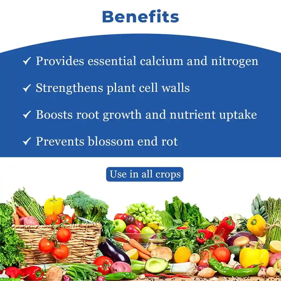 Cubic Calcium Nitrate, 100% Water Soluble, 15.5% Nitrogen (N) and 18.5% Calcium (Ca) - Image 4