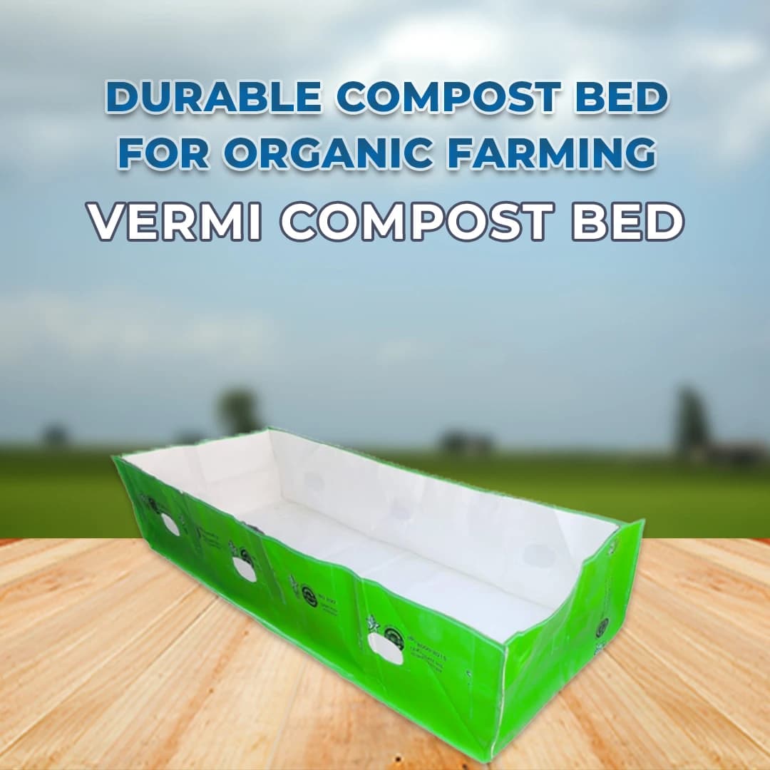 Greeno Biotech HDPE 450 GSM Uv Treated ISO Material Vermi Compost Bed, Long Lasting Material, Durable And Easy To Install, Good Quality Of Material. - Image 2