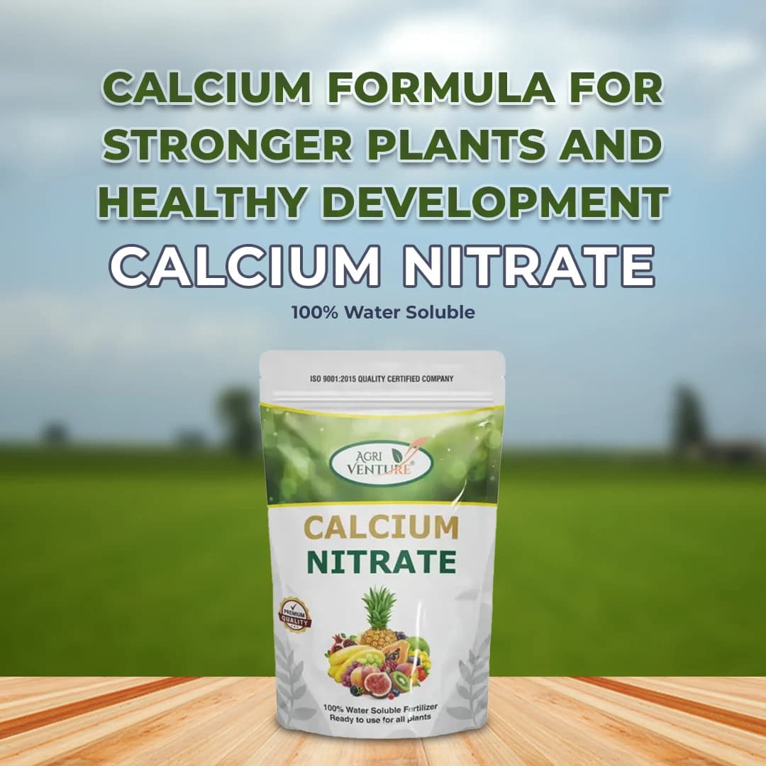 Agriventure Calcium Nitrate 18.8%, 100% Water Soluble Fertilizer, Increases Crop Quality And Yield - Image 2