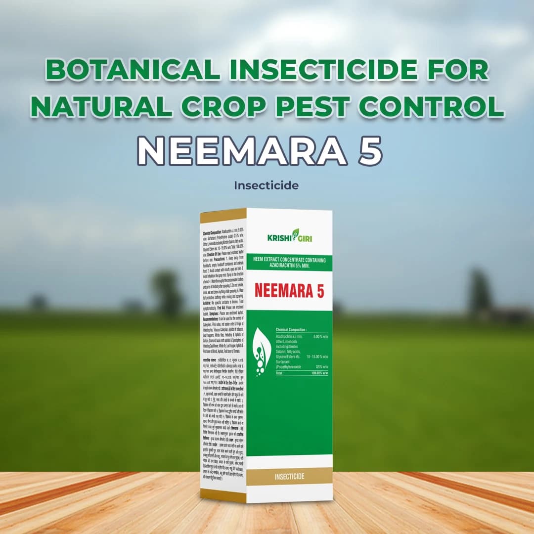 Krishigiri NEEMARA Azadirachtin 5% Insecticide, Neem Extract Concentrate 50000 PPM, Effective For Aphids, Whitefly, Pod Borer And Leafhoppers In Crops - Image 2