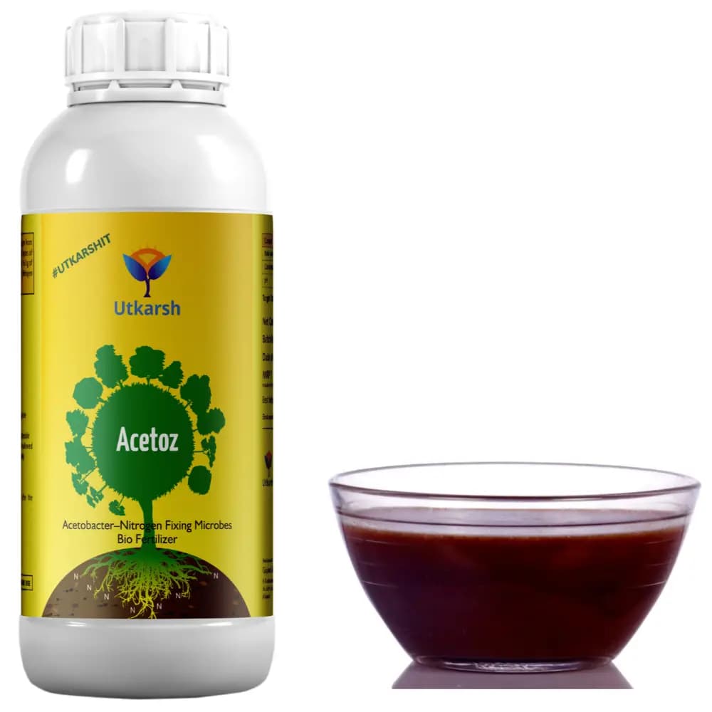 Utkarsh Acetoz (Acetobacter Nitrogen Fixing Microbes) Bio Fertilizer, Cost-Effective, Increases Yield and Nutrient Uptake - Image 4