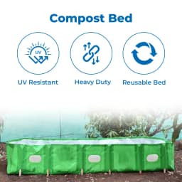 Greeno Biotech HDPE 450 GSM Uv Treated ISO Material Vermi Compost Bed, Long Lasting Material, Durable And Easy To Install, Good Quality Of Material. 3