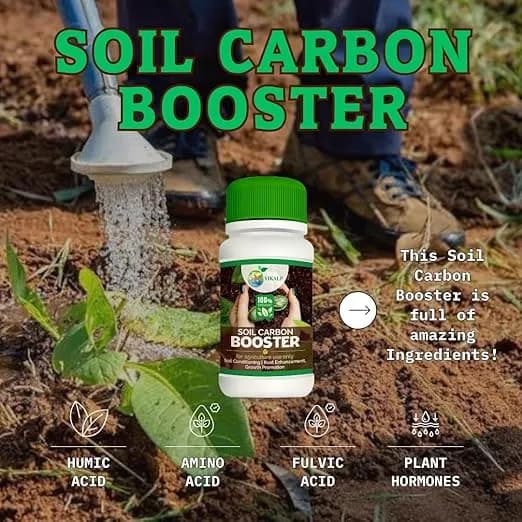 Vikalp Soil Carbon Booster, Humic Acid Liquid Soil Application Fertilizer, 10% Humic Acid, 5% Amino Acid, 3% Seaweed Extract, and 1% Plant Extract - Image 8