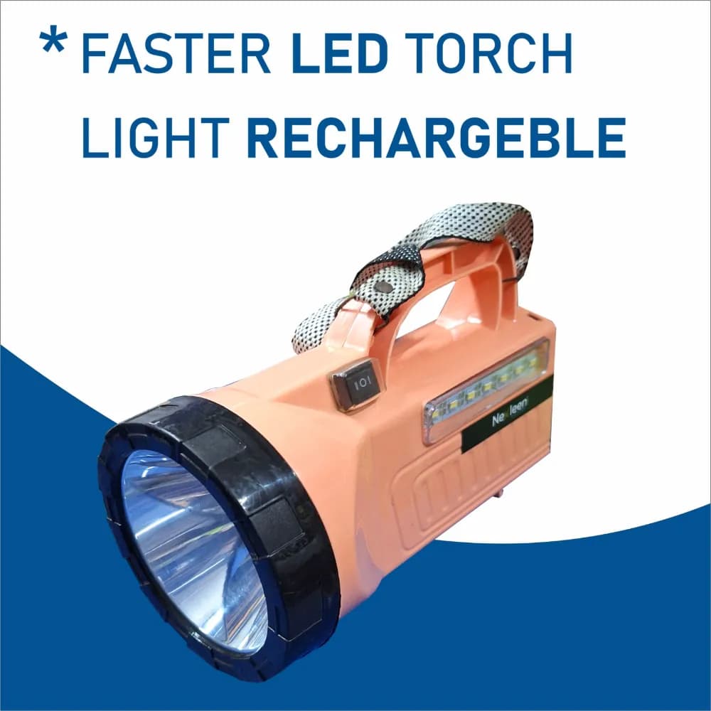 Radhe Agri Rechargeable LED Garden Torch, 8000 Lumens, Up to 1 Km Range, 10000mAh Battery, 10 Hour Backup - Image 6