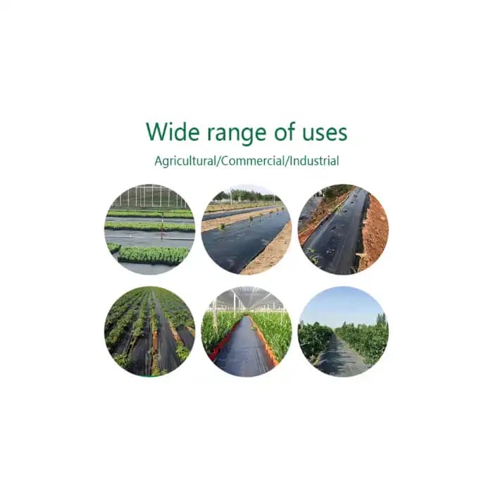 Singhal 110 GSM Garden Weed Control Barrier Sheet Mat, Landscape Fabric, Heavy Duty Weed Block Gardening Mat For Gardens (White) - Image 8