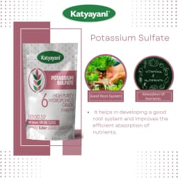 Katyayani Potassium Sulphate, High Purity Hydroponics Grade, 100% Water Soluble Fertilizer, Suitable For All Crops. 5