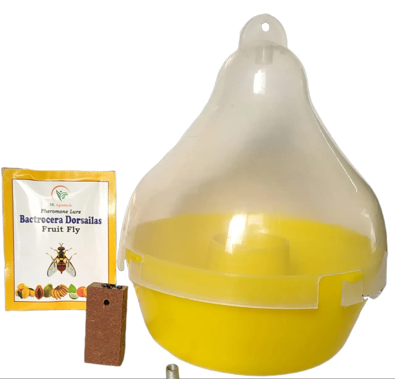 SK Agrotech Bactrocera Dorsalis Mac Phil Trap With Fruit Fly Lure - Effective Solution For Mango, Papaya, Pomegranate, Etc. - Image 2
