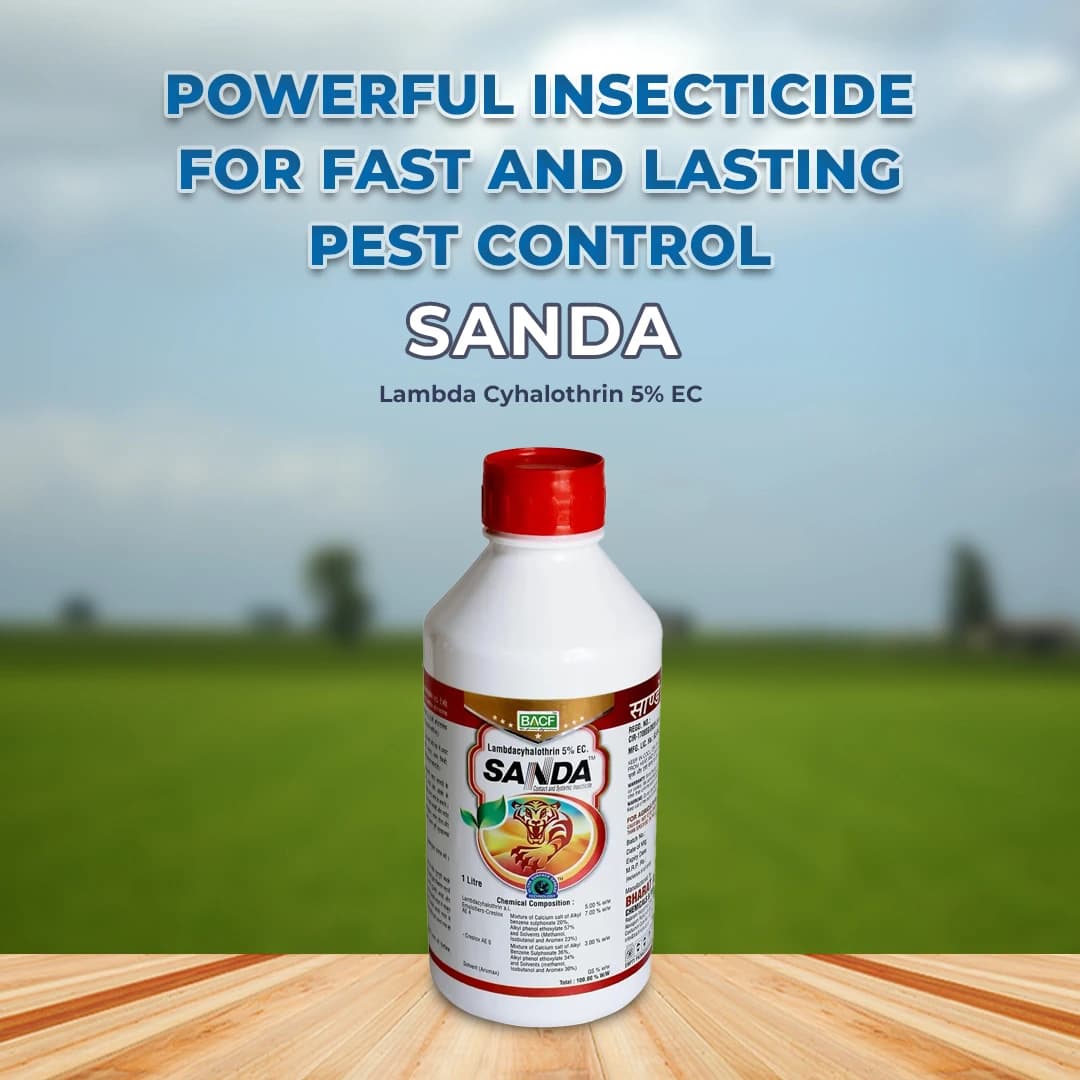 Bacf Sanda Lambda Cyhalothrin 5% EC Insecticide, Contact And Systematic Action - Image 2