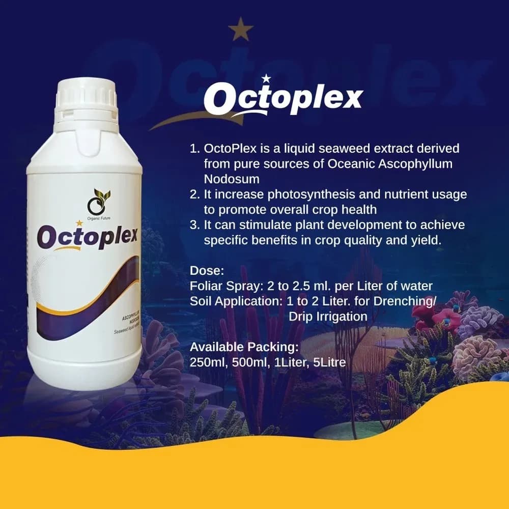 Octopus Octoplex Seaweed Extract 57%, Liquid Boost Root Growth & Improve Plant Health - Image 2