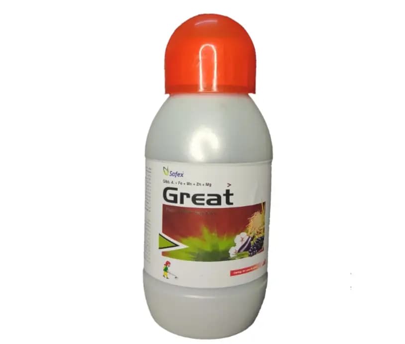 Safex Great Gibberellic Acid + Fe + Mn + Zn + Mg, For All Type Of Fruit, Flower And Vegetables