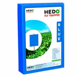 HEDO Eco A4 Size Blue Sticky Trap For Thrips, Aphids, Jassids & All Harmful Flying Insects, Best For Organic Vegetable And Fruits Farming Pest Control 2