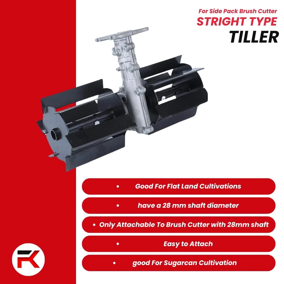 Fenton Krishi FTK-TA-28ST 28mm Straight-Type Shaft, Compatible with Side Pack Brush Cutter - Image 3