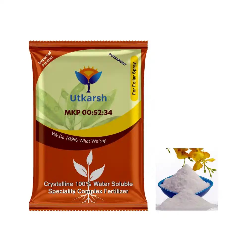 Utkarsh MKP (00:52:34) (Mono Potassium Phosphate) KH2PO4, 100% Water Soluble Complex Fertilizer, Best for Drip Irrigation - Image 6